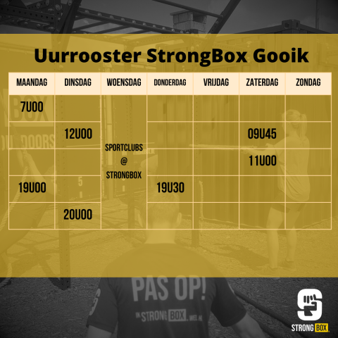 Uurroster StrongV-Box Gooik