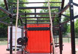 Outdoor fitness op school